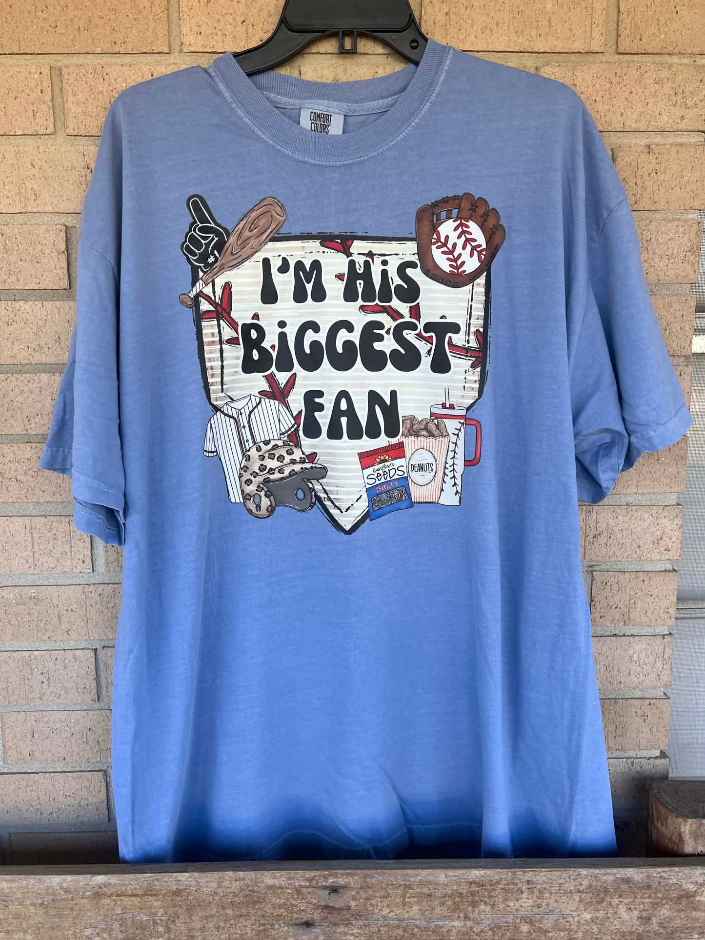 I’m his biggest fan tee This is the HIS print