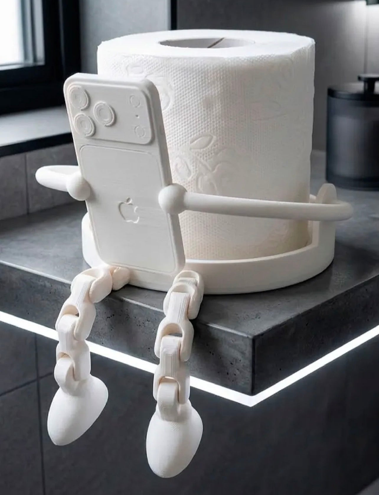 Funny toilet paper holder