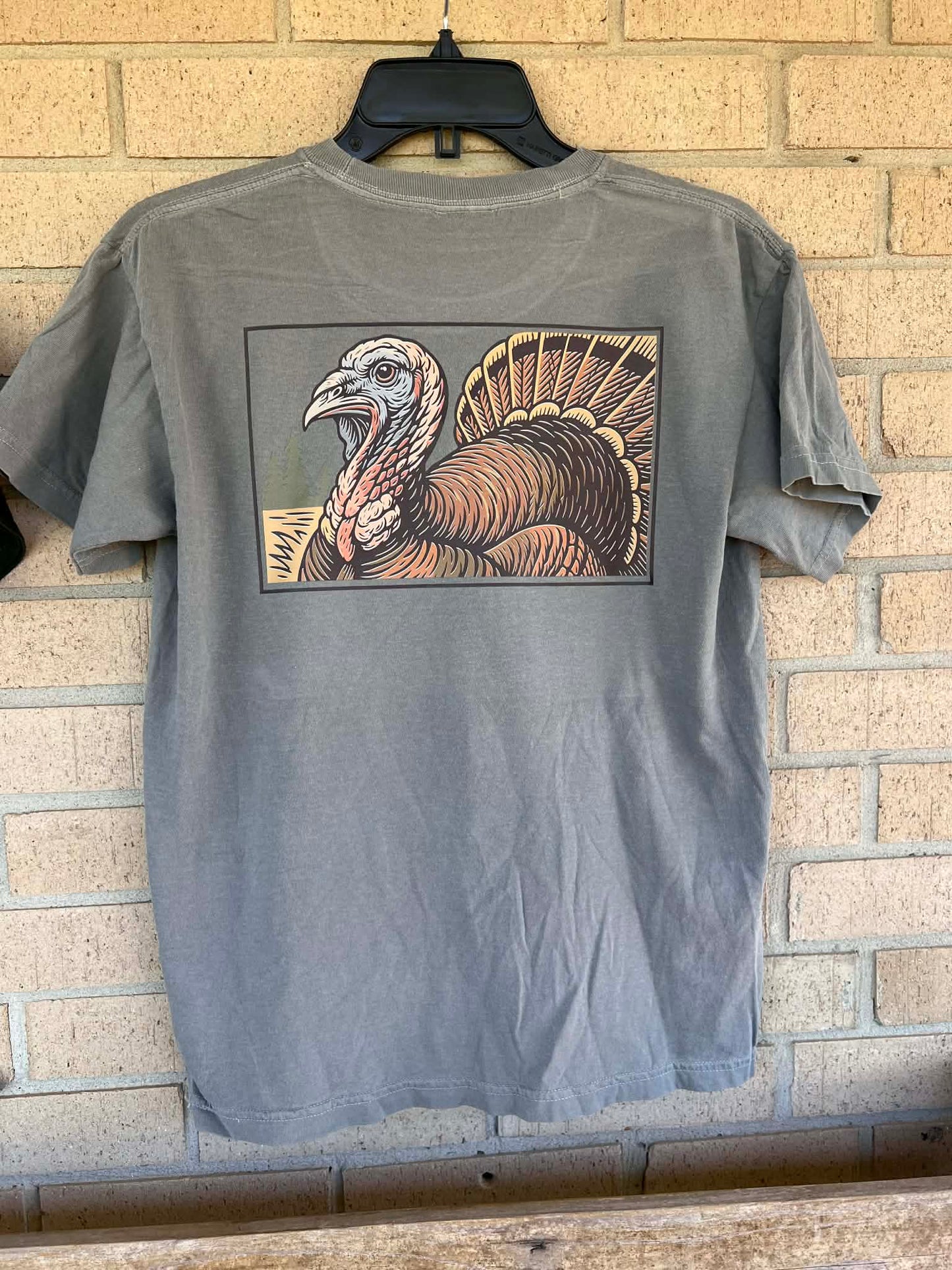 Vintage Turkey tee black turkey tracks tee