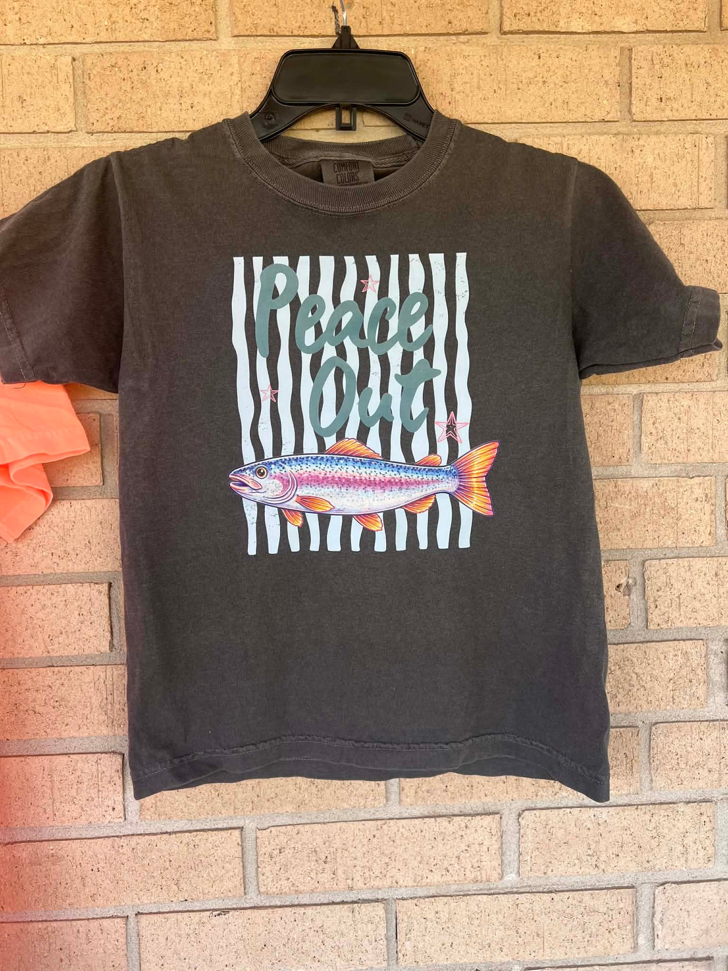Peace out trout tee