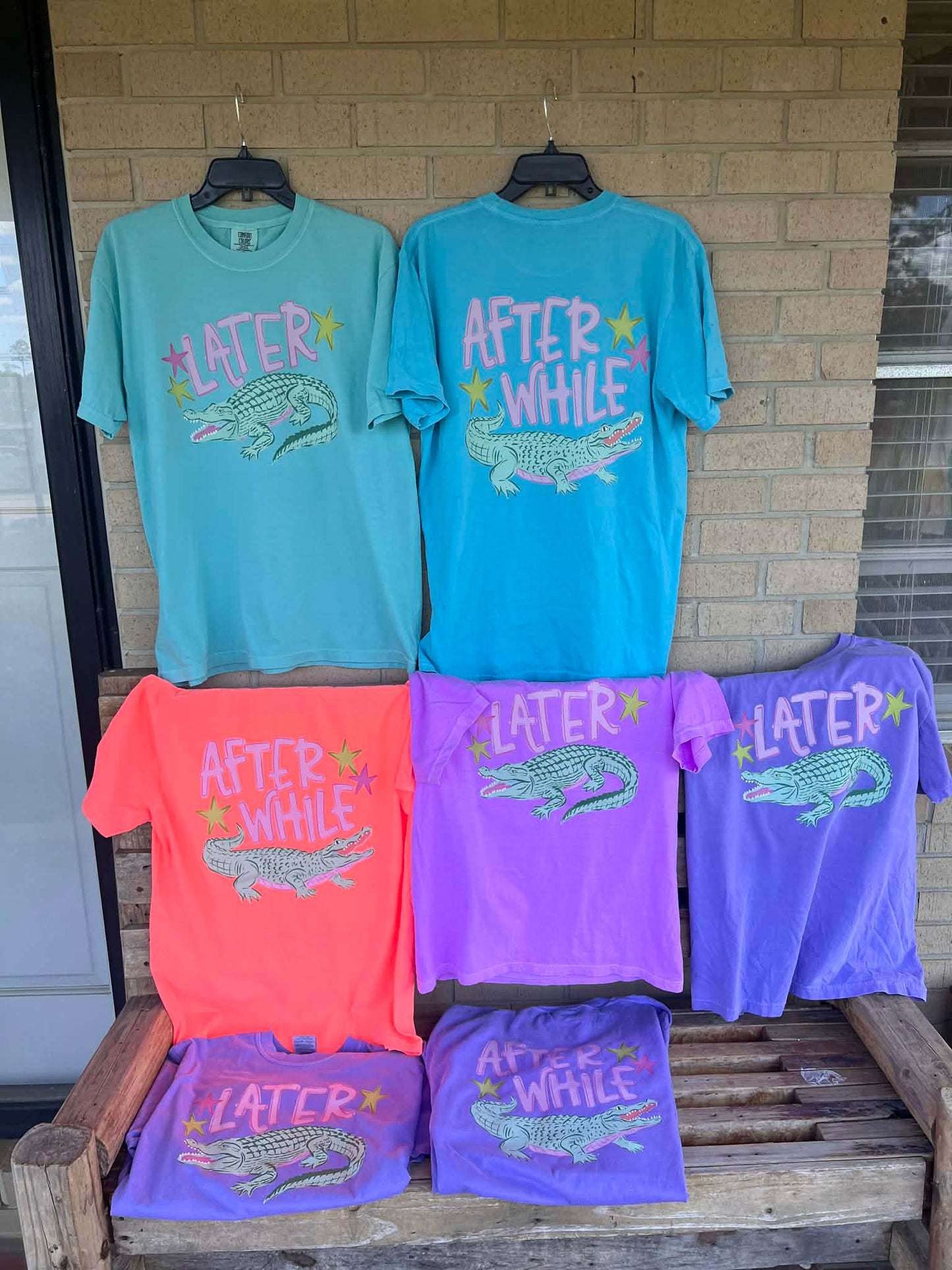 Later Gator, After While Crocodile tee
