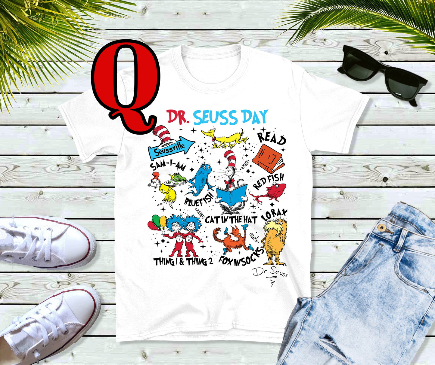 Dr Seuss day tee