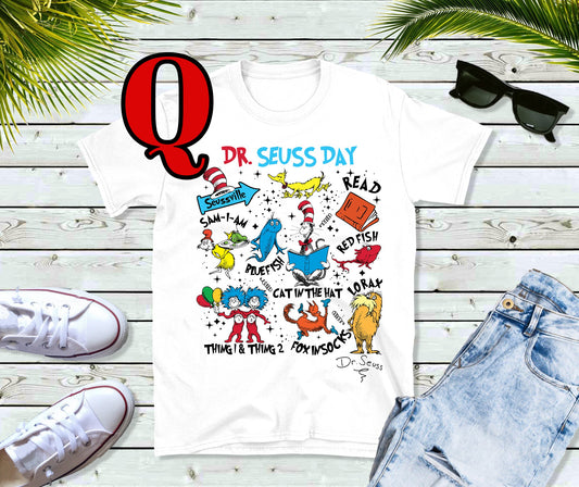 Dr Seuss day tee