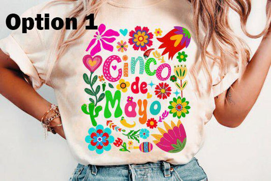 colorful Cinco de Mayo tee
