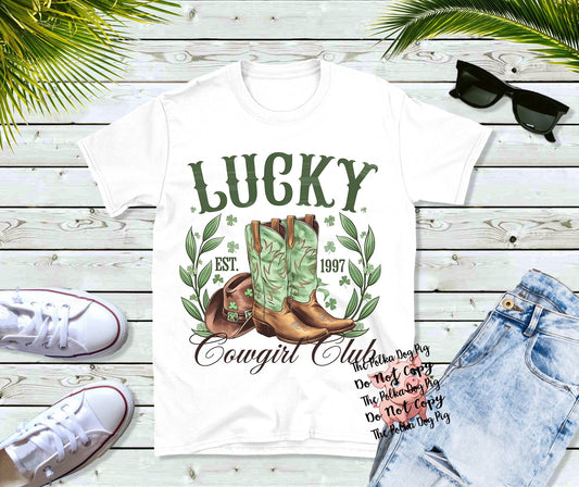 Lucky Cowgirl club Shirt