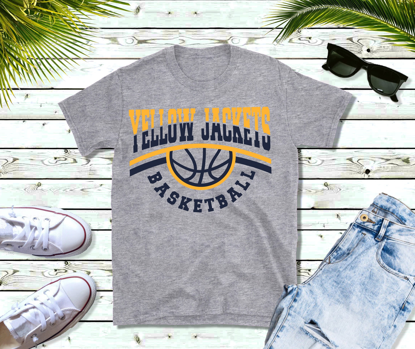 Yellow Jackets Basketball tee