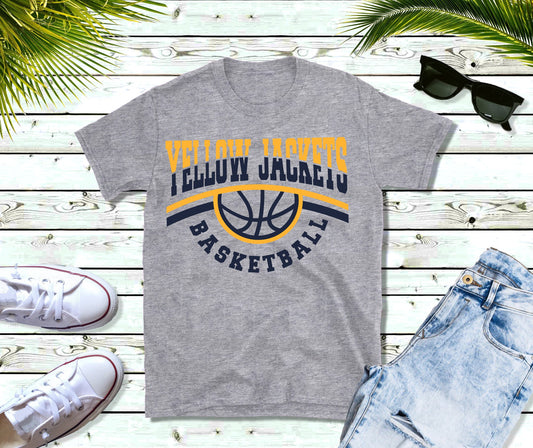 Yellow Jackets Basketball tee