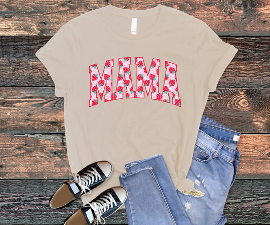 strawberry mama tee