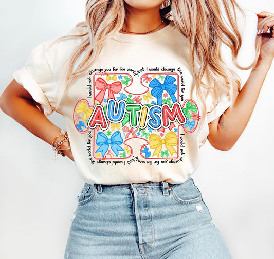 Autism puzzle design shirt
