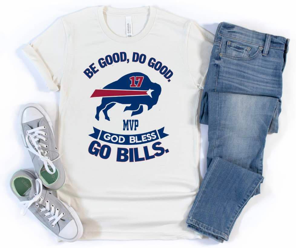 Be good do good go bills tee