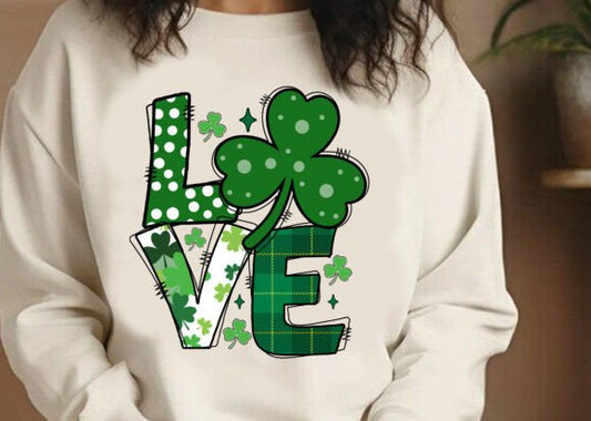 ST Patrick LOVE shirt