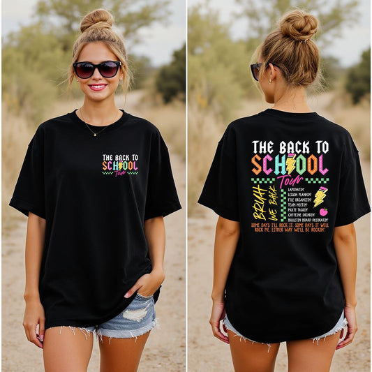 Teacher back to school tour tees