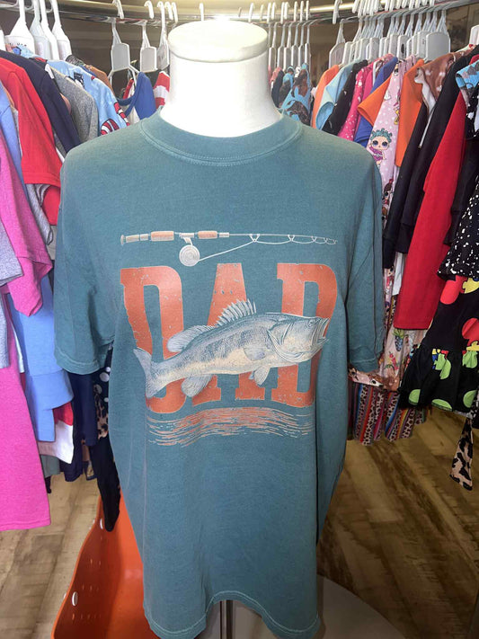 Dad fishing tee