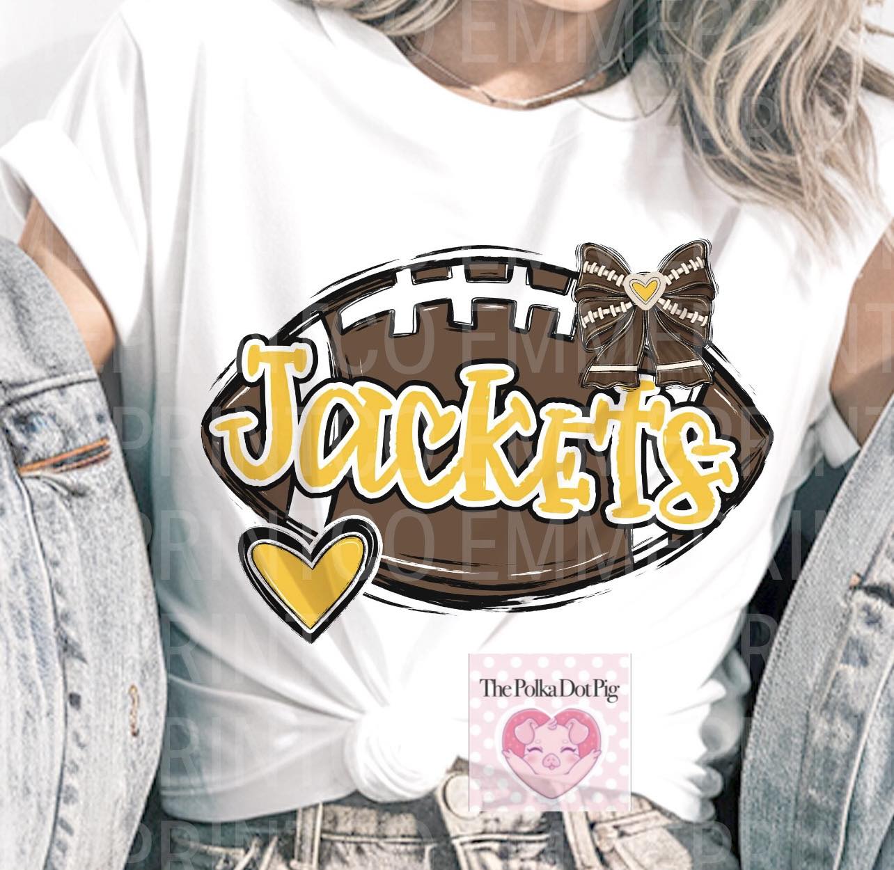Jackets football tee