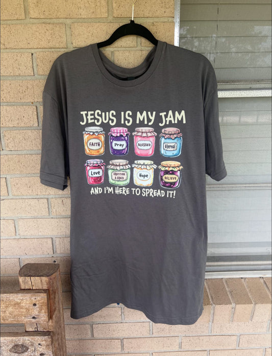 Jesus Is My Jam and Im here to spread it tees