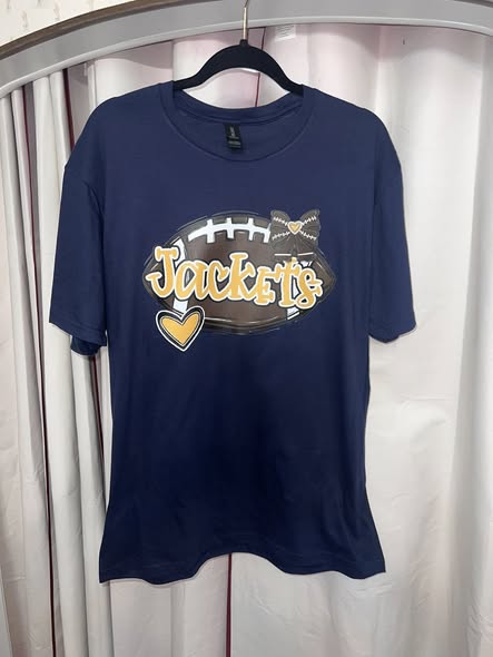 Jackets football tee