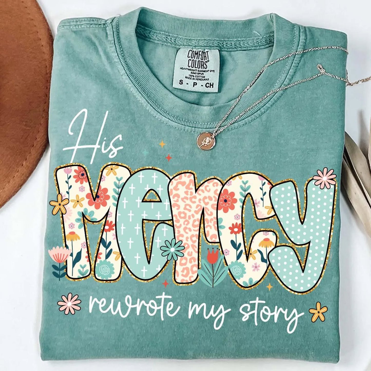 His Mercy Rewrote My Story Tee