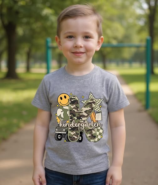 back to school camo tees