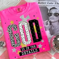 God is in the details tee