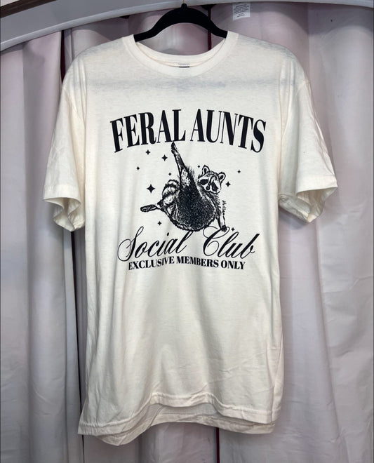 Feral aunt social club tee
