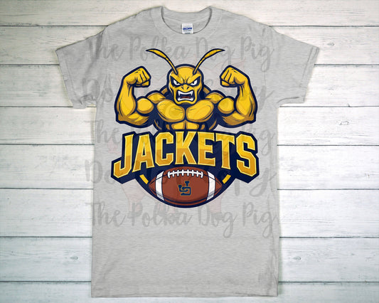 jeff davis jackets football tee