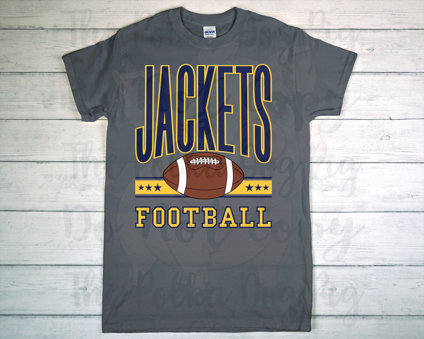 jackets football tee