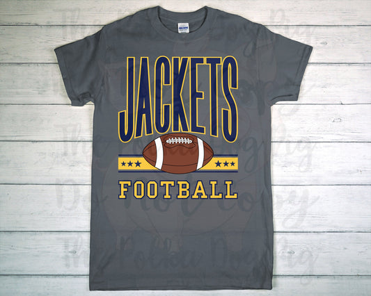 jackets football tee