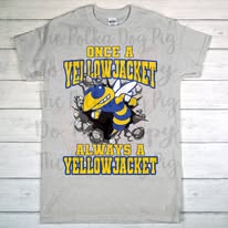 once a yellow jacket always a yellow jacket tshirt