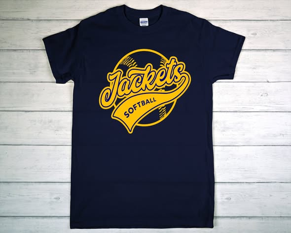 jackets softball tee