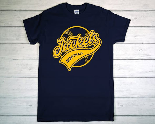 jackets softball tee