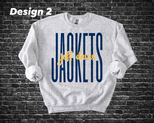 jeff davis jackets team tee
