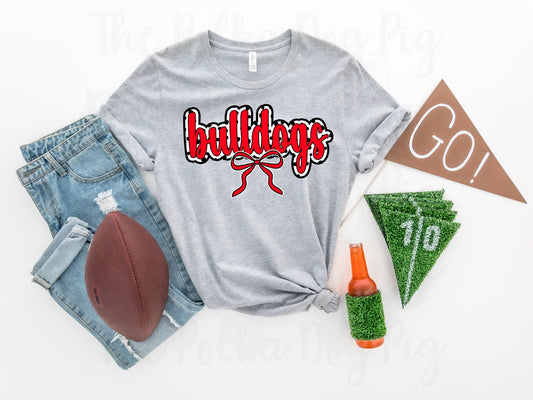 bulldog team tee