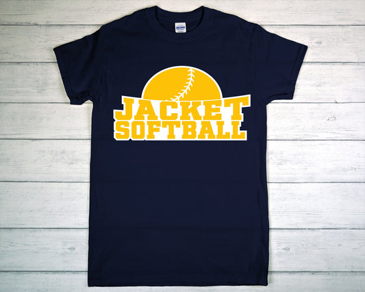 jackets softball tee
