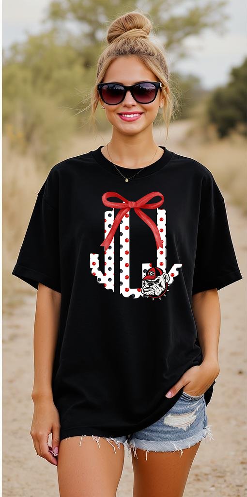 Custom monogram Georgia Tees