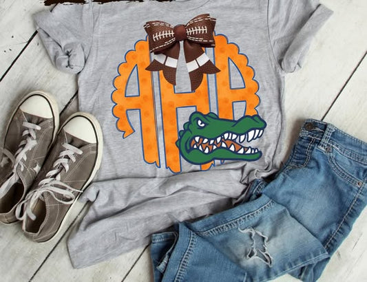 Custom monogram Gator Tees