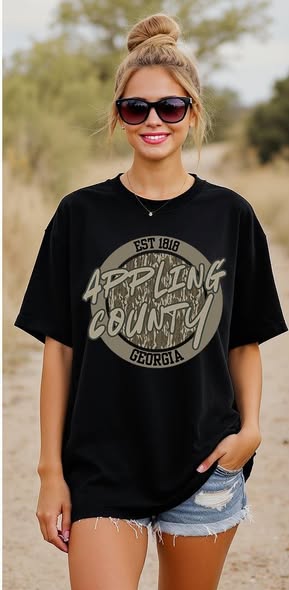camo Appling County Georgia small town big pride tee