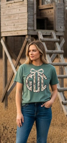 Custom monogram Camo Tees