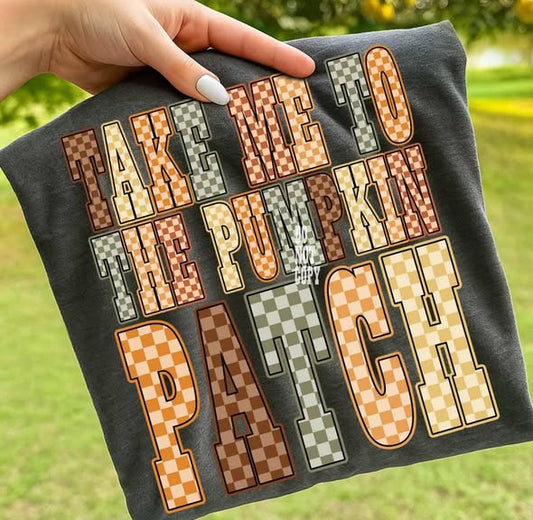 take me to the pumpkin patch tee