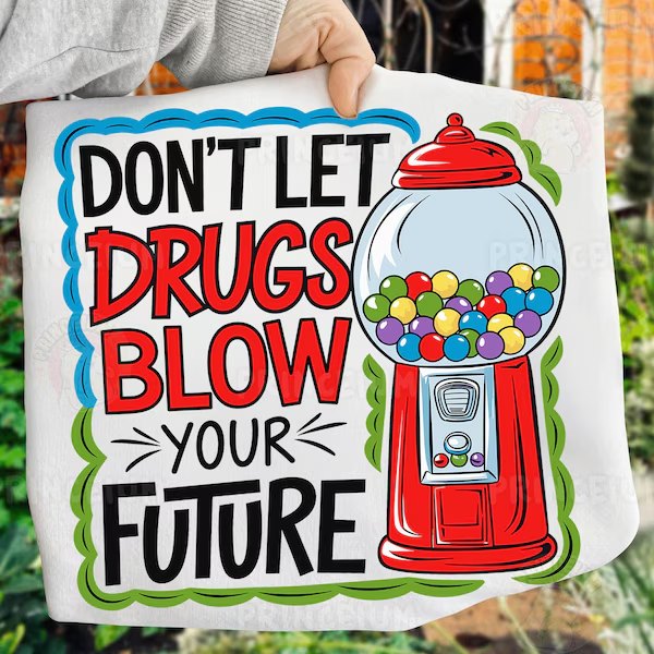 don't let drugs blow your future tee