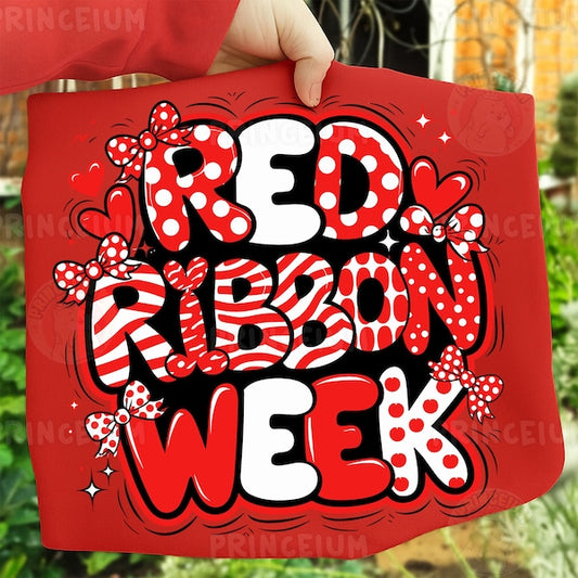 Red Ribbon week tee