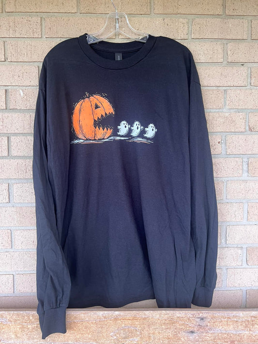 pumpkin pacMan tee