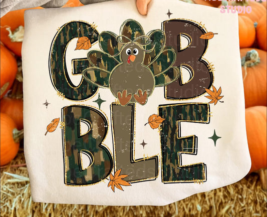 Gobble camo tee