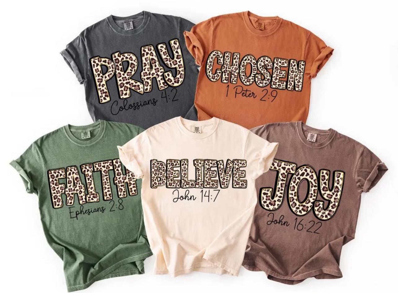 Leopard Christian tees