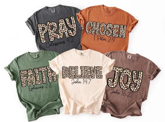 Leopard Christian tees