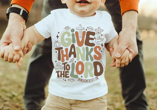 Give thanks to the lord tee