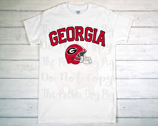 Georgia bulldog tee