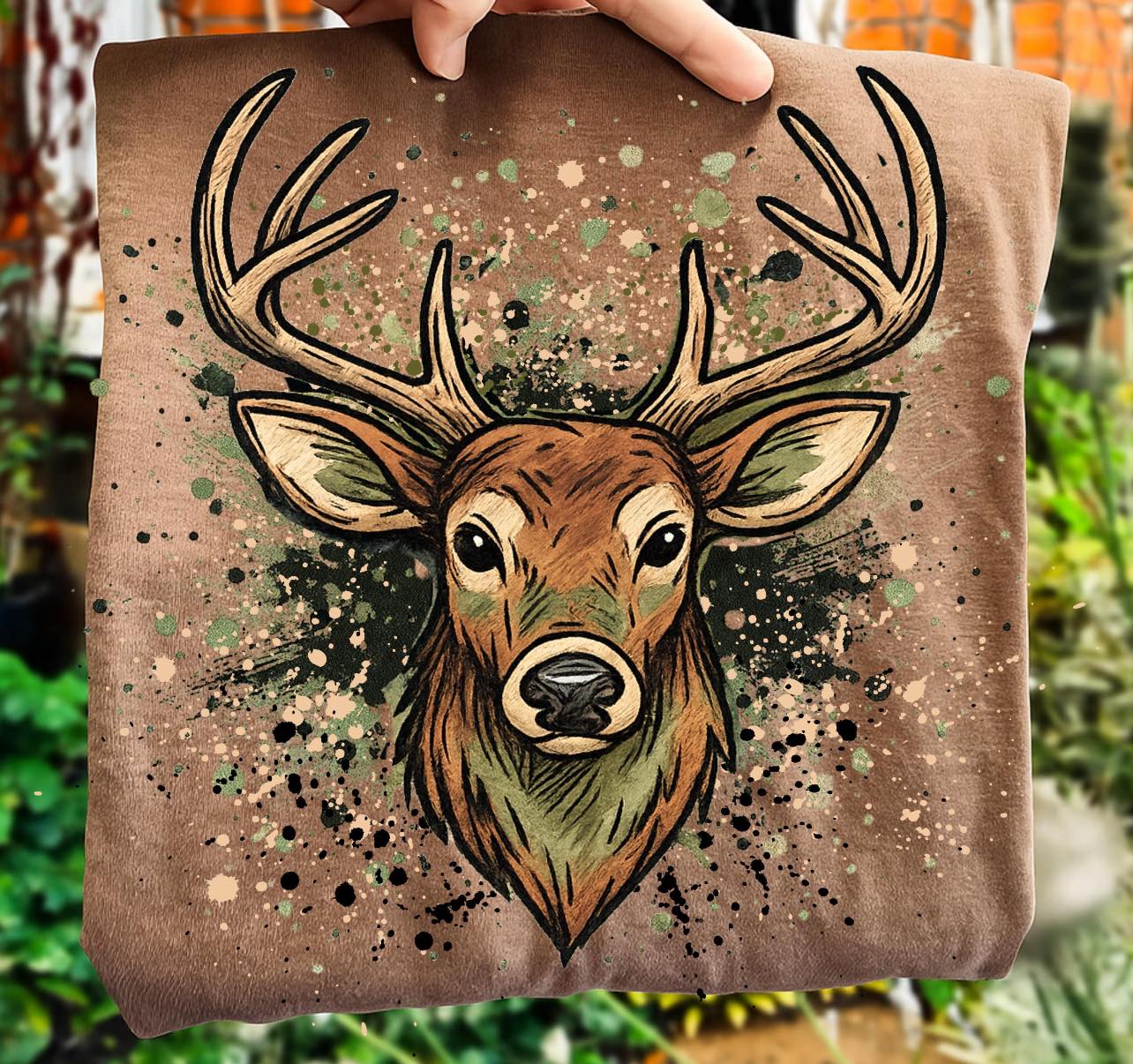 Deer splatter tee