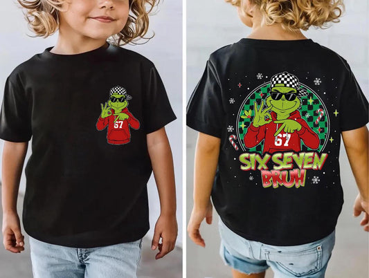 6/7 bruh grinch tee