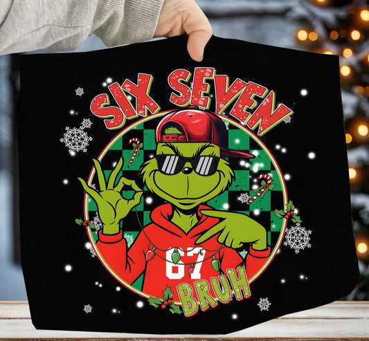 Christmas 6/7 grinch tee