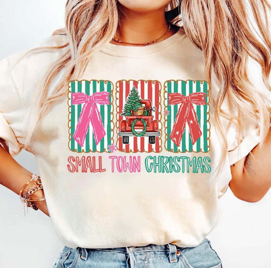 Small town Christmas 3 Frame tee